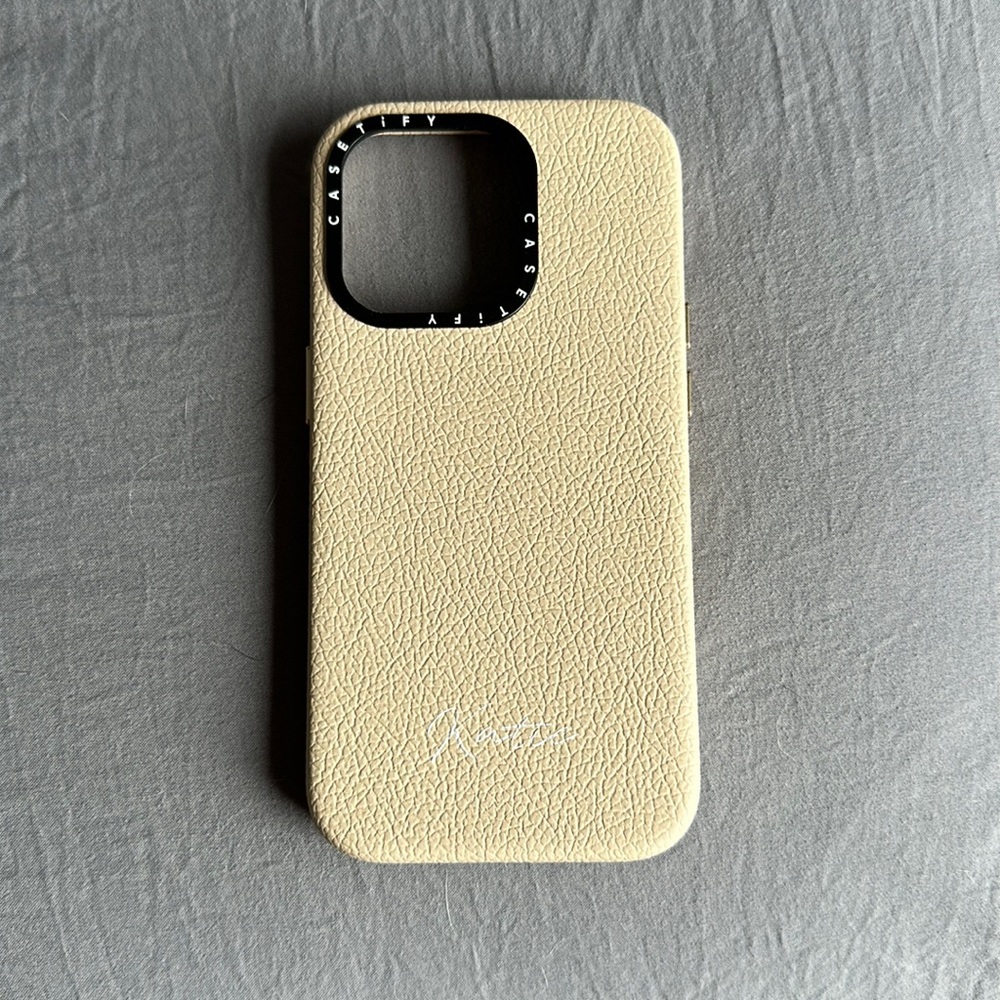 Casetify Leather Case